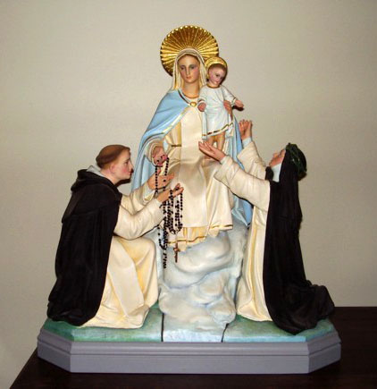 Our Lady of the Holy Rosary Statue