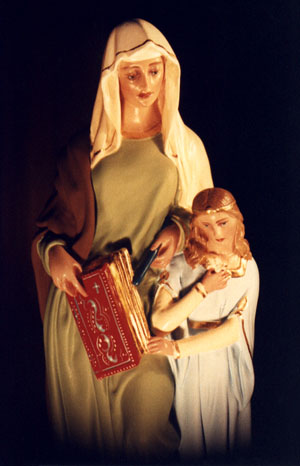 Saint Anne and The Virgin Mary Statue