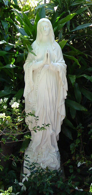 Virgin Mary Grotto Statue